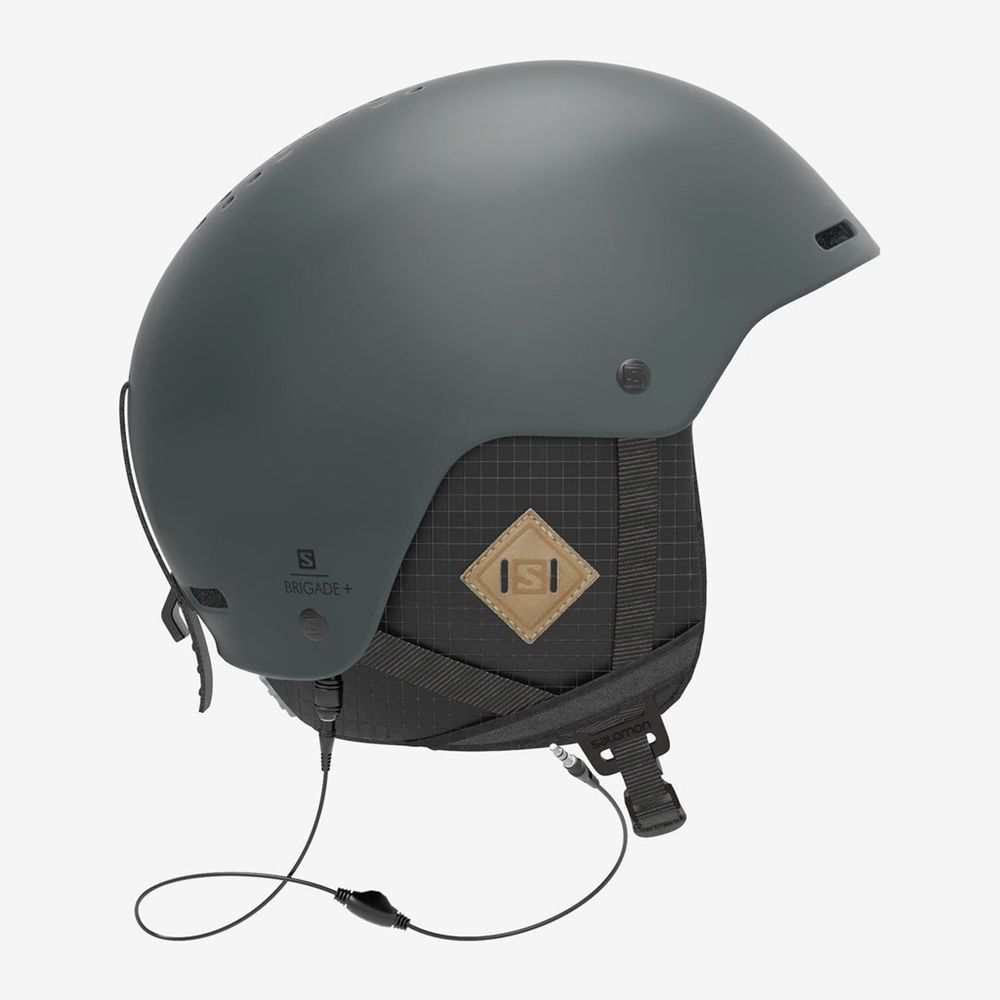 Casco Salomon Hombre Negras - Salomon Argentina BRIGADE+ AUDIO ,013748-YTQ